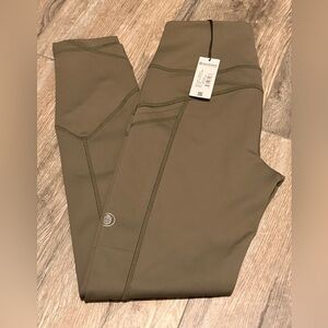 Greatness Wins Brand New Olive Green Leggings